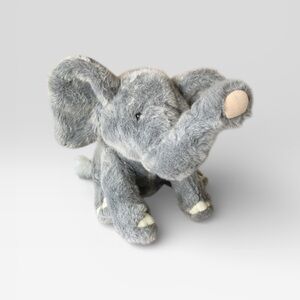 Animal Alley Sitting Gray Elephant Plush Stuffed Animal  Toys R Us 2000 Vintage
